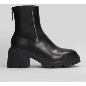 tronchetti tacco alto Newton in Pelle Nera