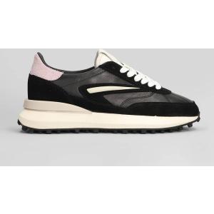 Sneakers Athleta Spft in pelle e camoscio Nero