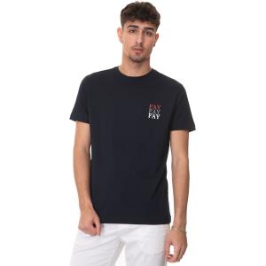 Fay T-shirt manica corta Blu Cotone Uomo