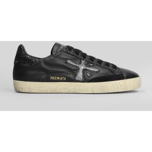 Sneakers Steven in Pelle Nera