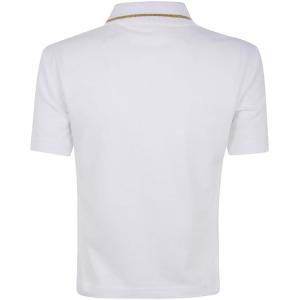 Polo Vembl A Maniche Corte Con Ricamo Versace Jeans Bianco Taglia XS Versace Jeans  Taglia XS