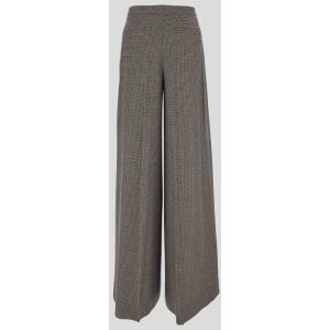 Pantaloni Lardini A Gamba Larga In Lana Lardini Nero Taglia 42 Lardini Taglia 42