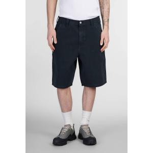 Shorts in denim Petrolio