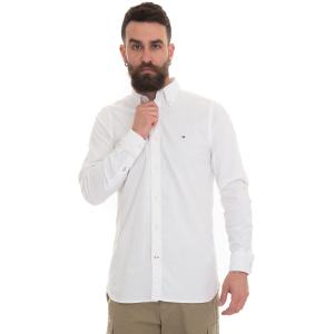 Tommy Hilfiger Camicia casual Bianco Cotone Uomo