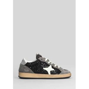 Sneakers  in Glitter Grigio