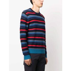 Maglia Girocollo Con Fantasia Righe Paul Smith Blu scuro Taglia S Paul Smith  Taglia S