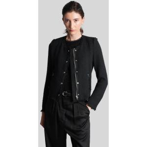 Giacca Casual Agnette in Cotone Nero