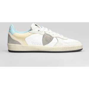Sneakers Pgal Low in Pelle Bianca