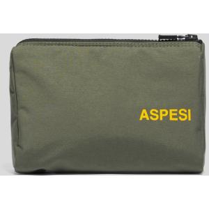 Pochette In Tessuto Canvas Ethicarei X Aspesi Unisex, Salvia