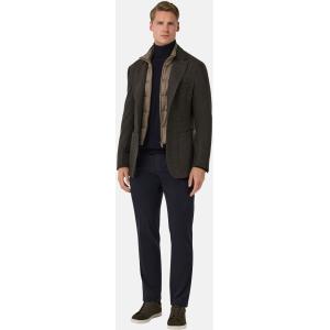 Boggi, Giacca Pettorina Micro Fantasia, Donna, Marrone scuro, Taglia: 44