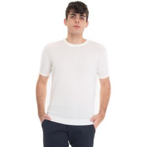 Detwelve T-shirt in maglina Bianco Cotone Uomo