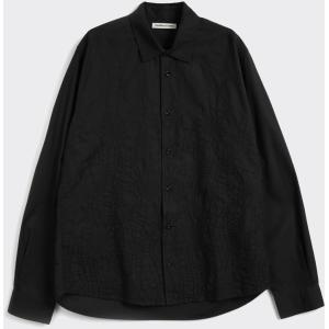 You Must Create Camicia Curtis Embroidery Nera