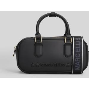 Borsa a spalla Flat Stich in Gomma Nera