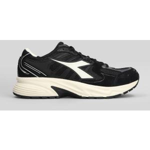 Sneakers Mythos Star in Camoscio e Tessuto Nero