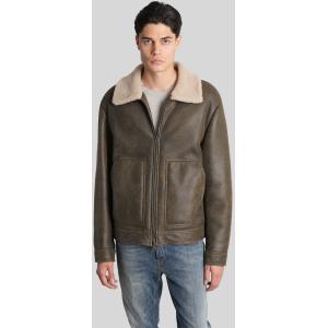 Montone  in Pelle Verde