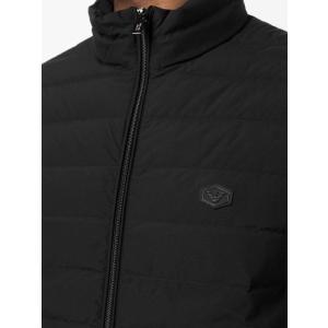 Piumino In Nylon Logato Emporio Armani Nero Taglia 48 Emporio Armani  Taglia 48
