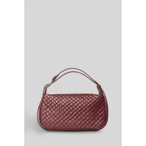 Borsa a spalla Mavira Plot in ecopelle Bordeaux