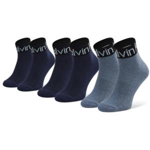 33-Set di 3 paia di calzini lunghi da uomo 701218722 r.OS Blu scuro