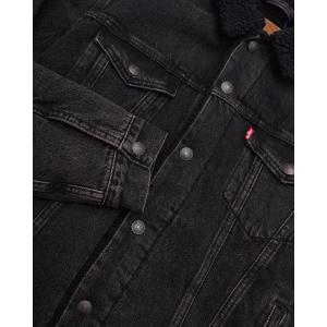 Levi's Giacca Denim Type 3 Sherpa Trucker Nero