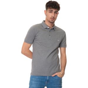 Fay Polo manica corta Grigio Cotone Uomo