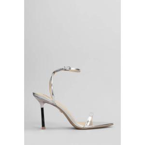 Sandali Summer Heel 95 in Pelle Argento