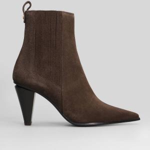 tronchetti tacco alto Nova in Camoscio Testa di Moro