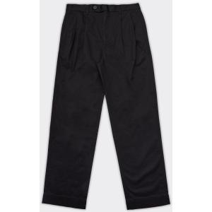 Selected Homme Pantalone Adam Pleat Loose Nero