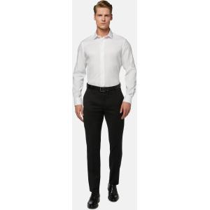 Boggi, Camicia In Pin Point Di Cotone Slim Fit, Donna, Bianco, Taglia: 37