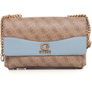 Guess Borsa a tracolla nell Beige-azzurro Poliuretano Donna