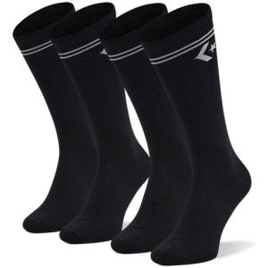 33-Set di 2 paia di calzini lunghi da uomo E1025B-2020 Nero