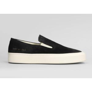 Sneakers Slip on  in Camoscio Nero