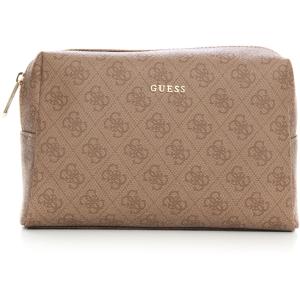 Guess Beauty case Marrone Poliuretano Donna