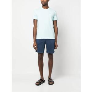 Pantaloncini Sportivi In Cotone Con Coulisse Polo Ralph Lauren Blu Taglia S Polo Ralph Lauren  Taglia S