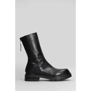 Anfibi  in Pelle Nera