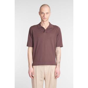 Polo  in Cotone Marrone