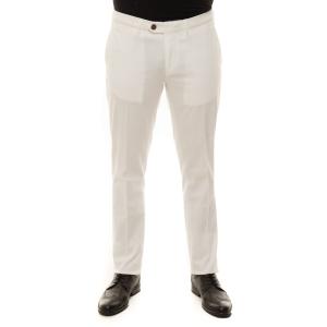 Canali Pantalone modello chino Bianco Cotone Uomo