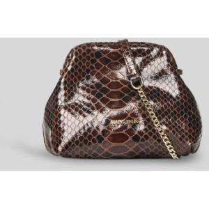 Borsa a spalla Arlena S Py in ecopelle Cuoio naturale