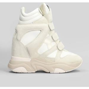 Sneakers Balskee in pelle e camoscio Bianco