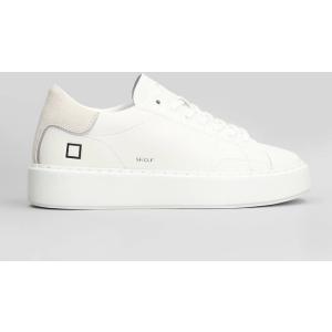 Sneakers Sfera Calf in pelle e camoscio Bianco