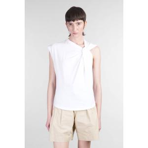 Topwear Nayda in Cotone Bianco