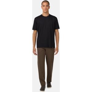 Boggi, T-shirts In Cotone Mercerizzato, Uomo, Nero, Taglia: L