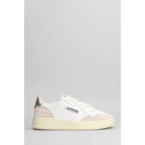 Sneakers Medalist Low in pelle e camoscio Bianco