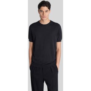 T-Shirt  in Seta Blu