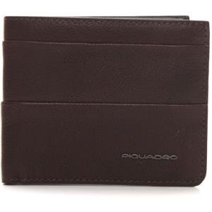 Piquadro Portafoglio in pelle Testa di moro Pelle Uomo