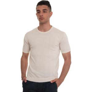 Detwelve T-shirt girocollo Beige Cotone Uomo