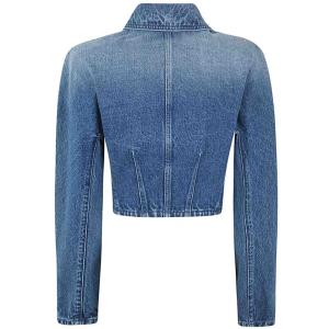 Giacca In Tessuto Denim Versace Blu Taglia 42 Versace  Taglia 42