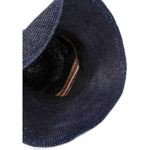 Cappello Fedora In Paglia Paul Smith Blu Taglia S Paul Smith  Taglia S
