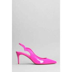 Decollete Hot chick sling in Vernice Rosa