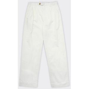 Selected Homme Pantalone Adam Loose Pleat Bianco