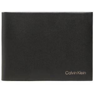 33-Portafoglio grande da uomo Ck Concise Trifold 10Cc W/Coin L K50K510600 Nero